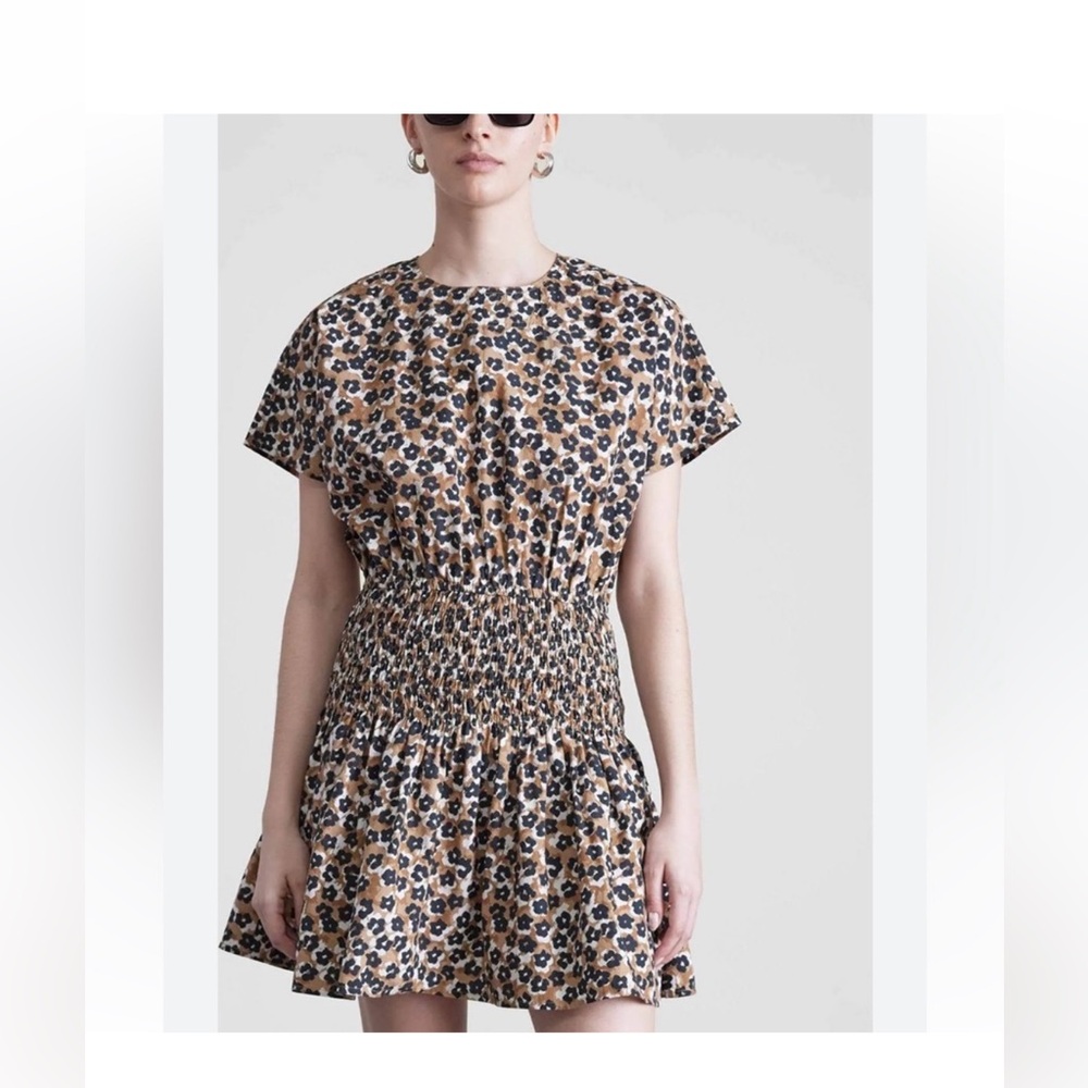 Apiece Apart Mana Leopard Mini Dress